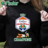 black hoodie Oregon Ducks 2024 Vrbo Fiesta Bowl champions T shirt