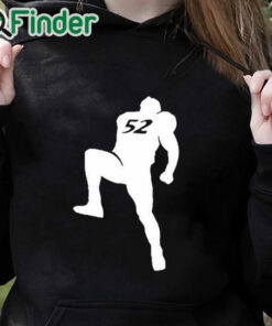 black hoodie Ray Lewis 52 Dance Hoodie