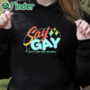 black hoodie Say Gay Effy's Big Gay Brunch Shirt