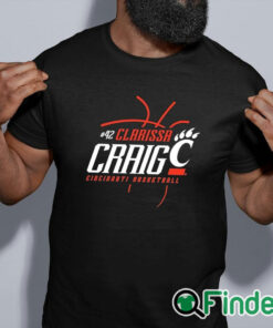 black shirt Clarissa Craig Uc Down The Paint Shirt