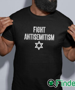 black shirt Fight Antisemitism Shirt