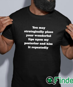 black shirt Johnny Depp You May Strategically Place Your Wonderful Lips Shirt