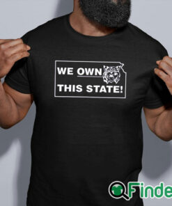 black shirt Kansas We Own This State Shirt