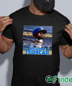 black shirt LA Dodgers Chibi Welcome Teoscar Shirt
