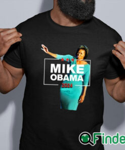 black shirt Luke Rudkowski Mike Obama 2024 Shirt