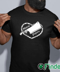 black shirt Maisie Peters Cleaver Shirt