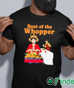 black shirt One Piece Burger King Shirt