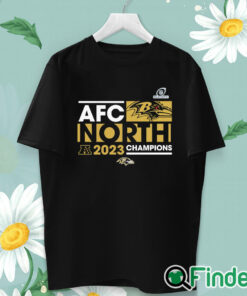 unisex T shirt AFC North Division Baltimore Ravens 2023 Champions shirt