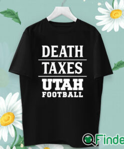 unisex T shirt Death Taxes Utah Football Shirt