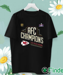 unisex T shirt Kansas City Chiefs AFC Champions 2024 Super Bowl LVIII Las Vegas Bound Logo Classic T Shirt