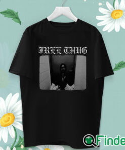 unisex T shirt La Flame Free Thug Shirt