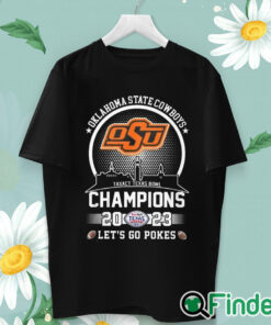unisex T shirt OSU Cowboy Football Taxact Texas Bowl Champions 2023 Let's Go Pokes Shirt