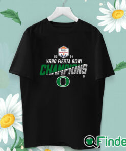 unisex T shirt Oregon Ducks 2024 Vrbo Fiesta Bowl Champions Shirt
