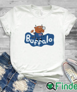 white T shirt Buppa Buffalo Shirt