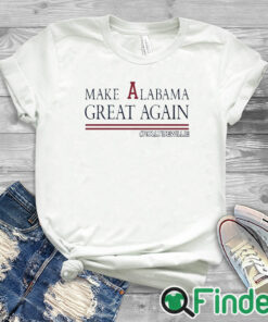 white T shirt Chadhornertr Make Alabama Great Again Shirt
