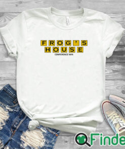 white T shirt Emanuel Miller Frog's House Conference Win Shirt