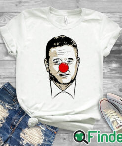 white T shirt Kirk Herbstreit Clown Shirt