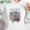 white hoodie Anxiety Lizard No Rules T Shirt