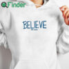 white hoodie Cam Heyward Ted Lasso Believe Shirt