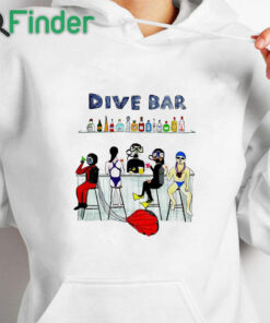white hoodie Dave Portnoy Dive Bar Shirt