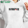 white hoodie Dumbstruck Dumbfck T Shirt