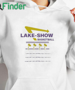 white hoodie Goldenknight Lake Show Basketball Shirt