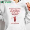 white hoodie I Begged My Parents For Devil Sticks Shirt