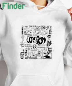 white hoodie Lovejoy Songs Sweatshirt Cause For Concern Call Me What You Like