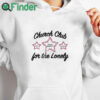 white hoodie Nessa Barrett Tour 2023 Church Club Cami For The Lonely Shirt