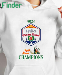 white hoodie Oregon Ducks 2024 Vrbo Fiesta Bowl Unisex shirt