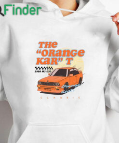 white hoodie The Orange Kar'' T 1988 M3 E30 Classic Shirt