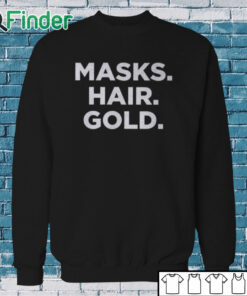 Sweatshirt Marty Scurll Masks Hair Gold Shirt