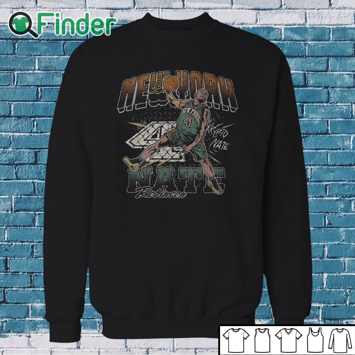 Sweatshirt Nate Robinson Krypto Nate New York Shirt Sweatshirt Nate Robinson Krypto Nate New York Shirt