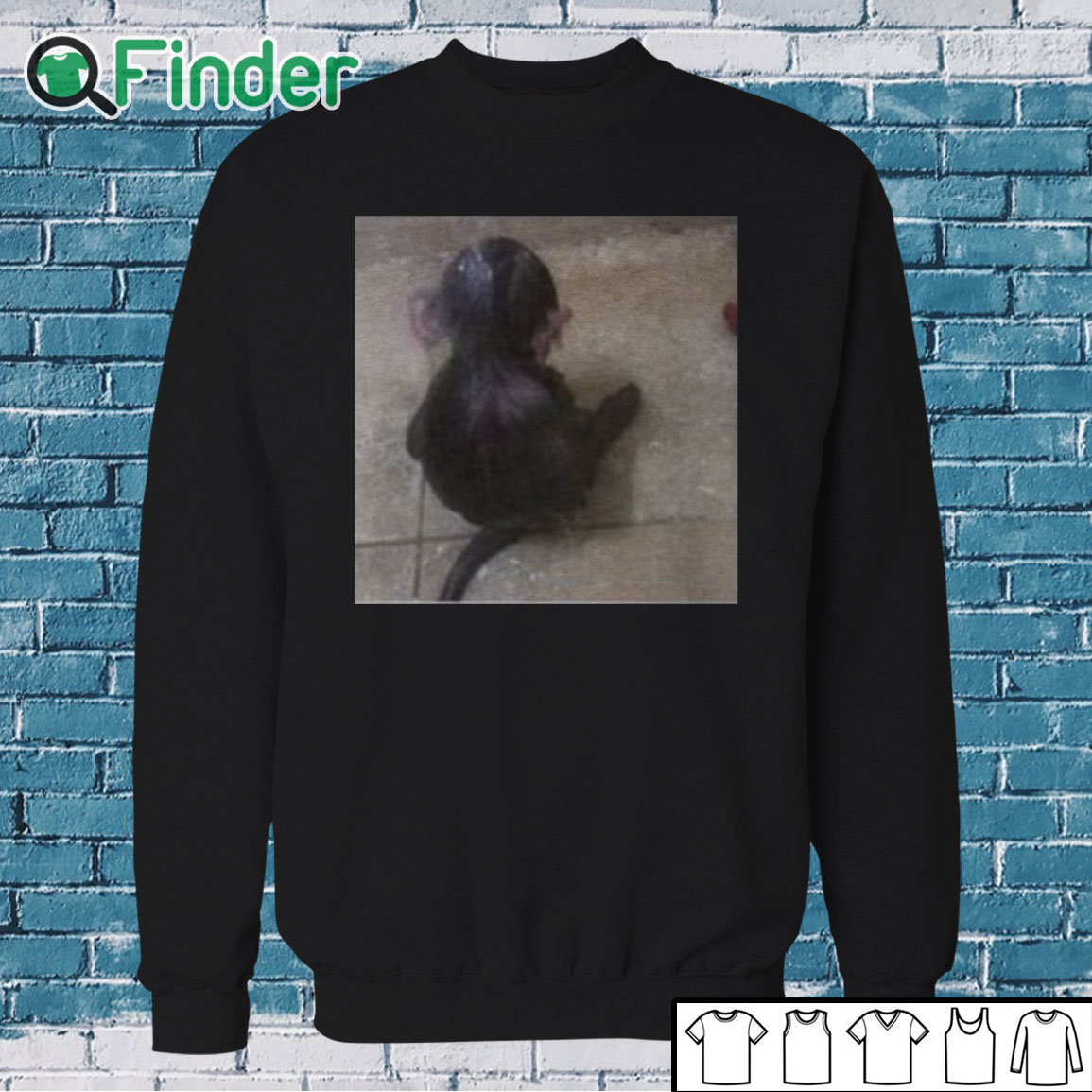Sweatshirt Sad Monkey In The Shower Shirt Sweatshirt Sad Monkey In The Shower Shirt