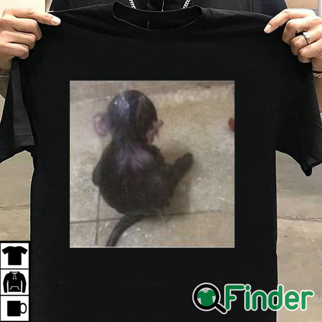 T shirt black Sad Monkey In The Shower Shirt T shirt black Sad Monkey In The Shower Shirt