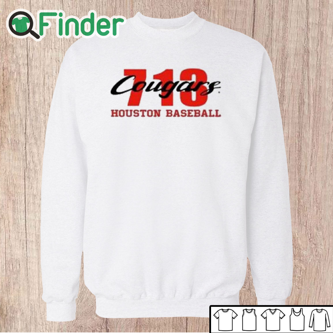Unisex Sweatshirt 713 Cougars Houston Baseball Shirt Unisex Sweatshirt 713 Cougars Houston Baseball Shirt