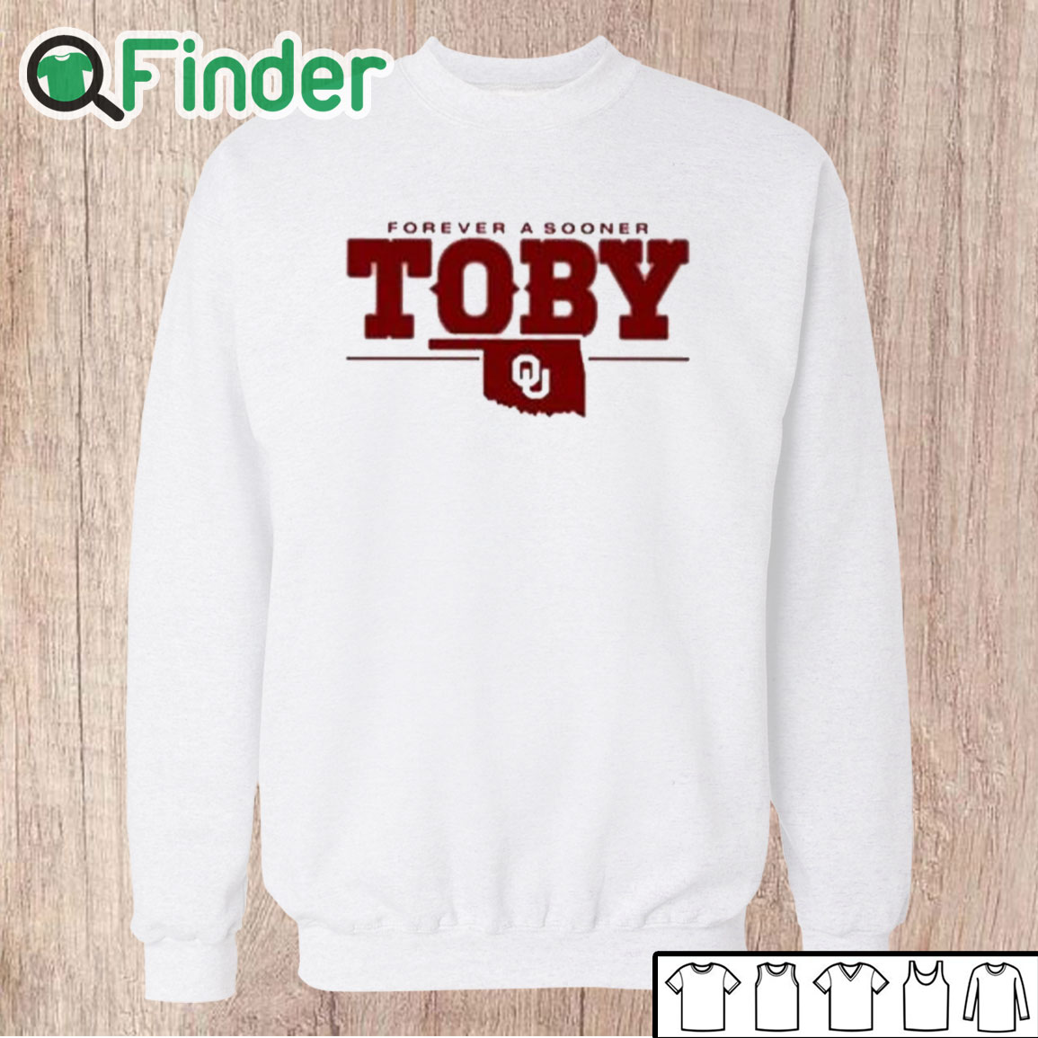 Unisex Sweatshirt Forever A Sooner Toby Shirt Unisex Sweatshirt Forever A Sooner Toby Shirt