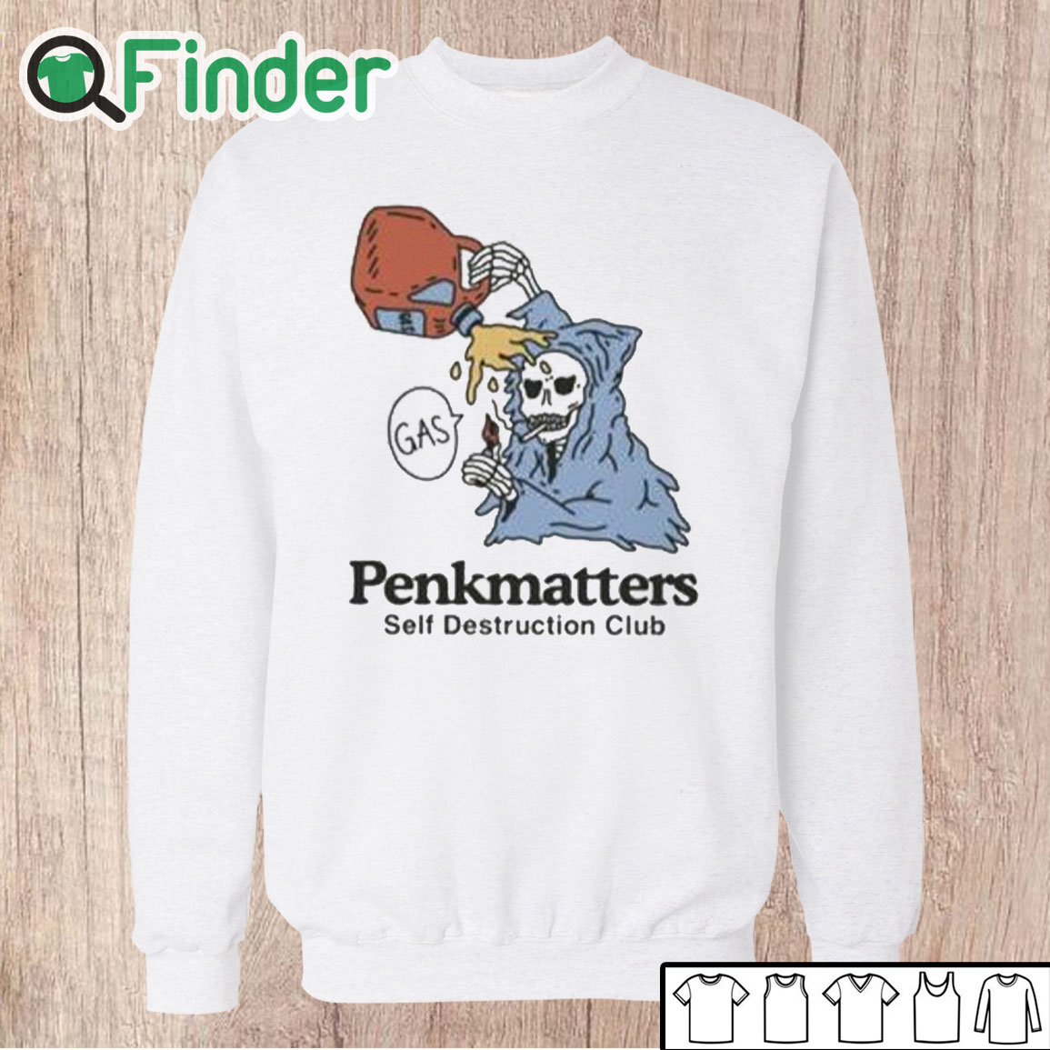 Unisex Sweatshirt Penkmatters Self Destruction Club Shirt Unisex Sweatshirt Penkmatters Self Destruction Club Shirt