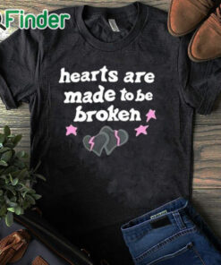 black T shirt Hearts Are Made To Be Broken Shirt