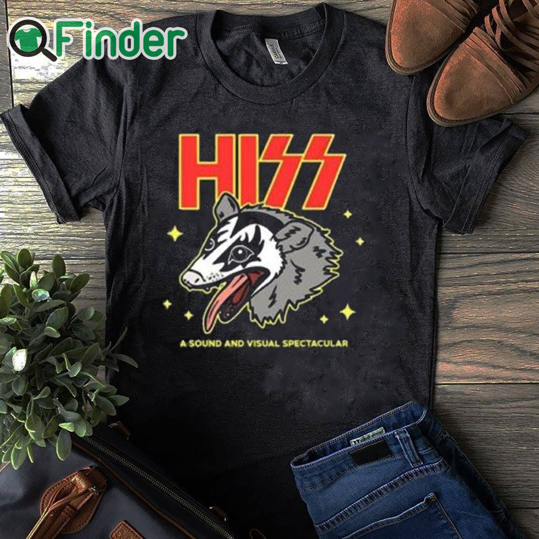 black T shirt Hiss A Sound And Visual Spectacular Shirt black T shirt Hiss A Sound And Visual Spectacular Shirt