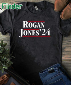 black T shirt Rogan Jones '24 Funny Political Mens T Shirt