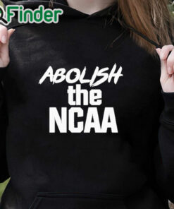 black hoodie Abolish The NCAA T Shirt