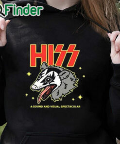 black hoodie Hiss A Sound And Visual Spectacular Shirt