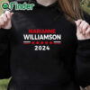 black hoodie Marianne Williamson For President 2024 Shirt