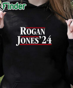 black hoodie Rogan Jones '24 Funny Political Mens T Shirt