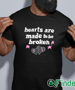 black shirt Hearts Are Made To Be Broken Shirt