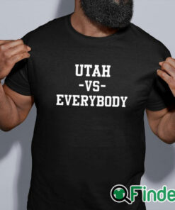 black shirt Utah Vs Everybody Shirt