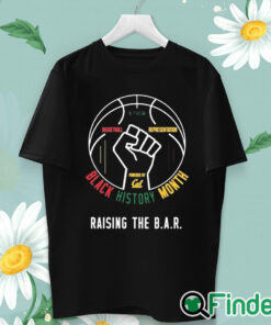 unisex T shirt Cal Basketball Black History Month Raising The BAR T Shirt