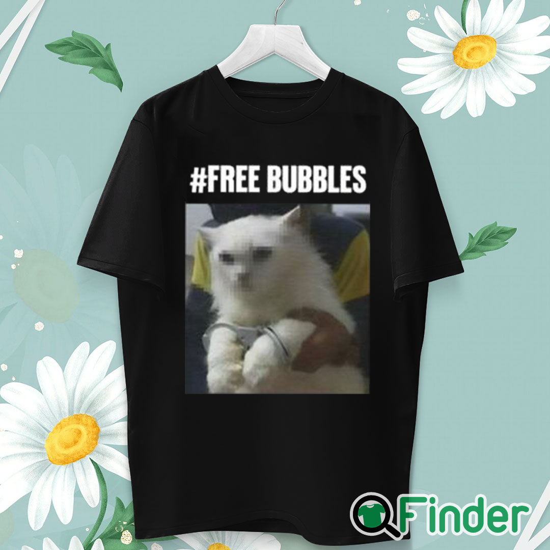 unisex T shirt Free Bubbles Cat Shirt unisex T shirt Free Bubbles Cat Shirt