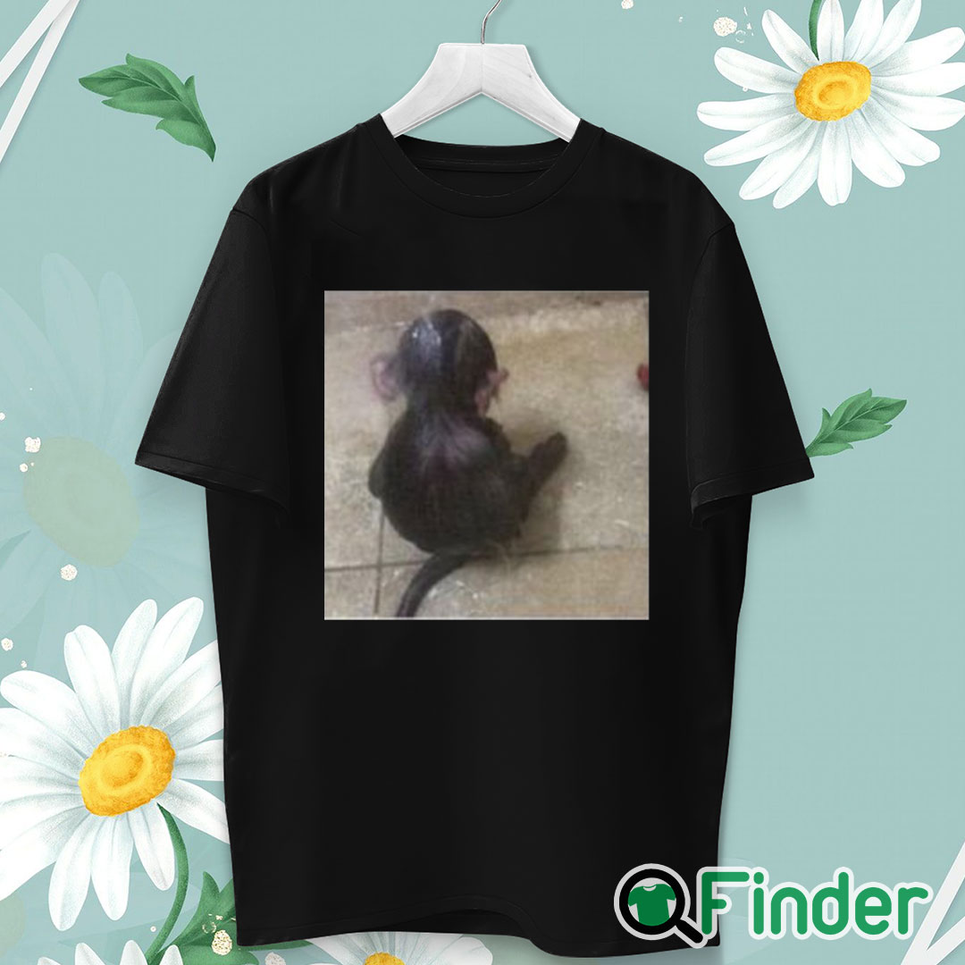 unisex T shirt Sad Monkey In The Shower Shirt unisex T shirt Sad Monkey In The Shower Shirt